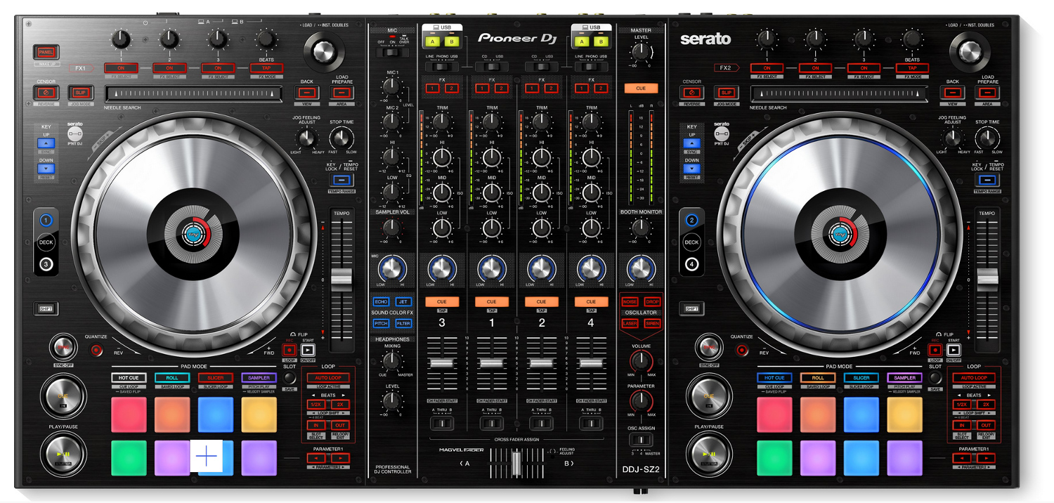 4-channel Professional DJ Controller for Serato