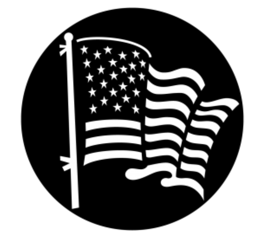 American Flag Steel Gobo