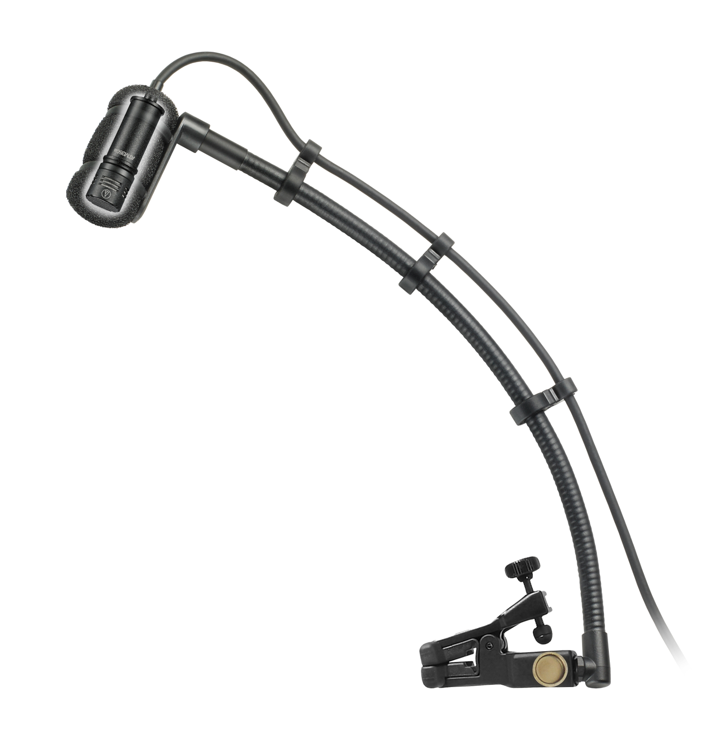Cardioid Condenser Instrument Microphone with Universal Clip-on Mounting System, 9" Gooseneck