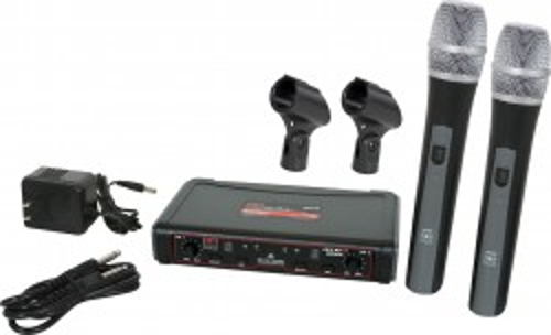 EDXR Receiver and 2 HH38 Handheld Transmitters