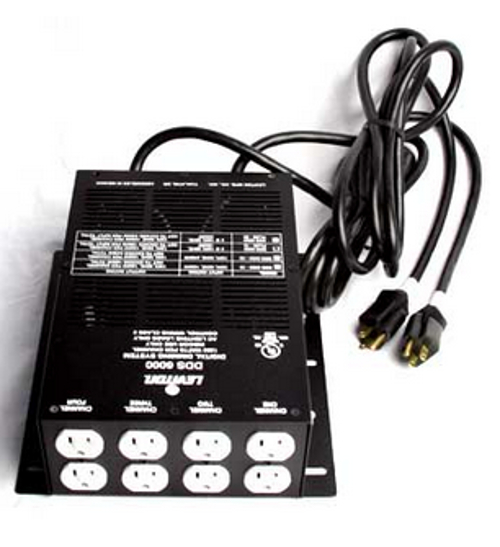 with DMX Installed, Dual 15A Power Supply Cords