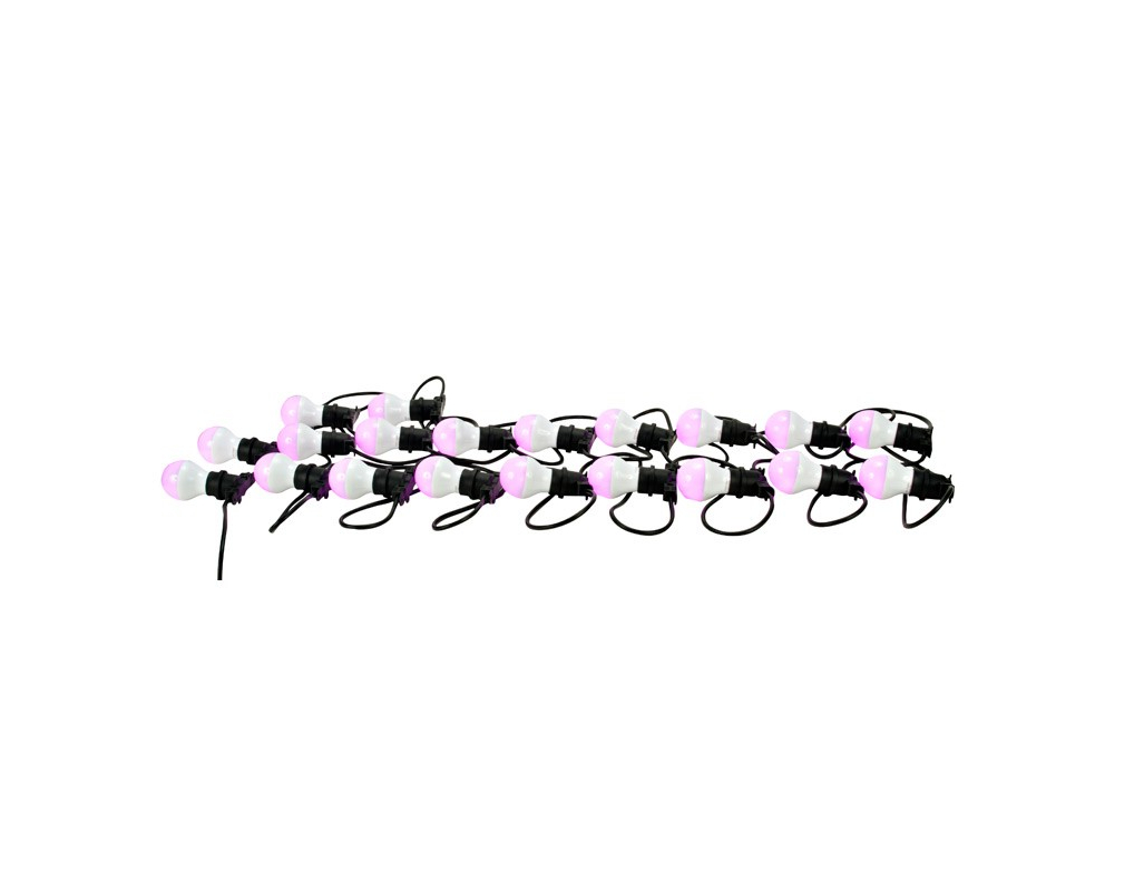 30ft RGBW LED 20 Bulb Light Strand
