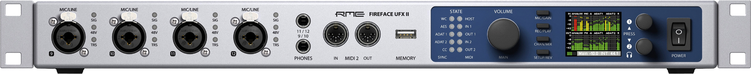 24 Bit / 192 kHz, 60-channel USB 2.0 Audio Interface