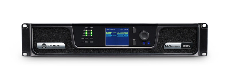 Analog Input, 2-Channel, 300W Per Output Channel, Amplifier
