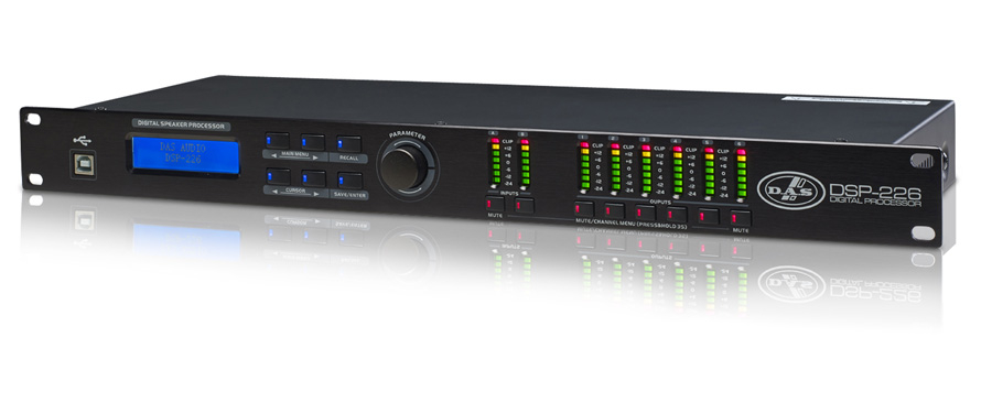 2 In/6 Out Configureable Digital SIgnal Processor, USB Ready