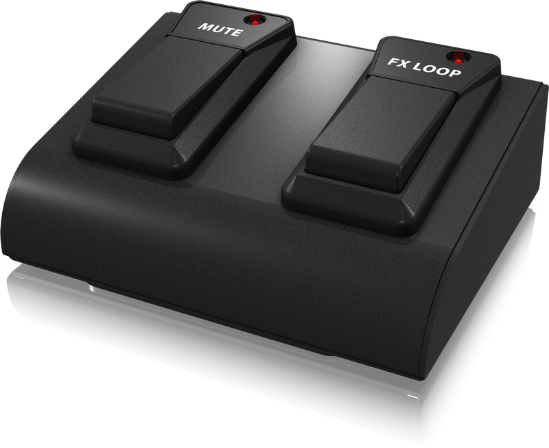Heavy-Duty 2-Button Footswitch with Metal Case and Control LEDs