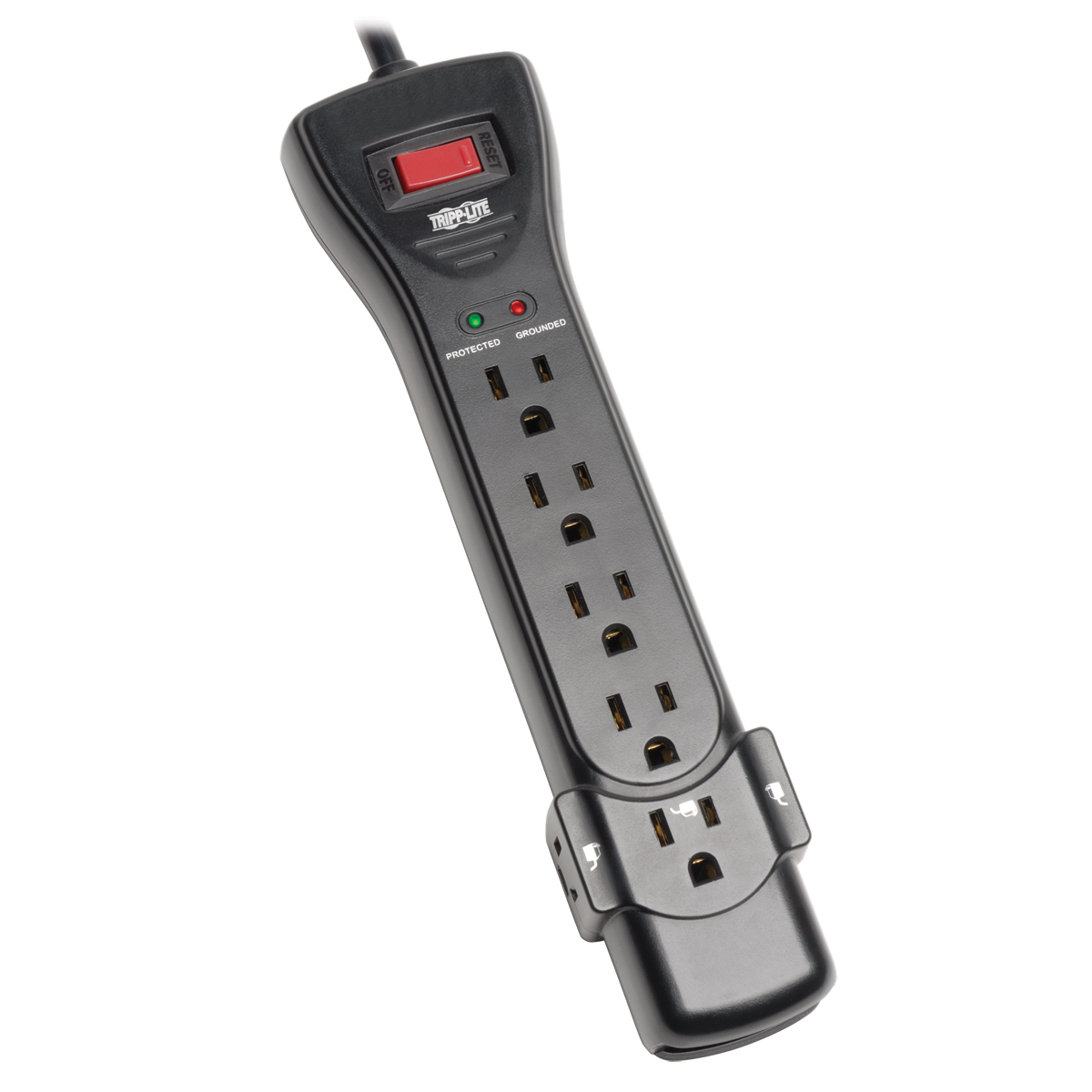 Protect It! TAA Compliant 7-Outlet Surge Protector Strip