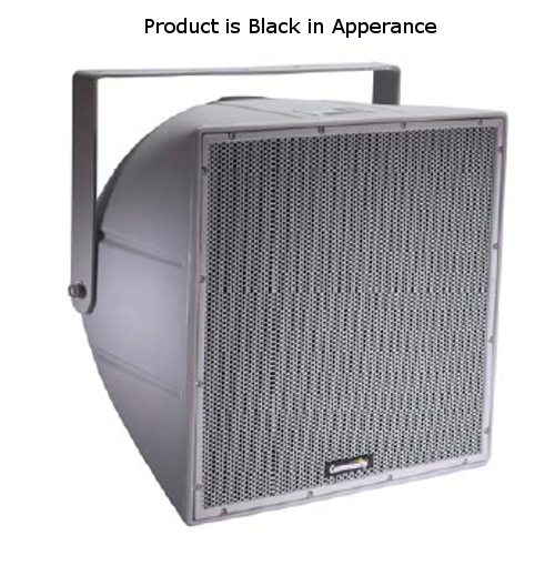 12" Full-Range 2-Way Coaxial Speaker in Black