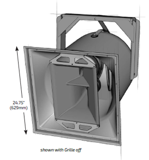 12" High Output Full-Range 3-Way Loudspeaker