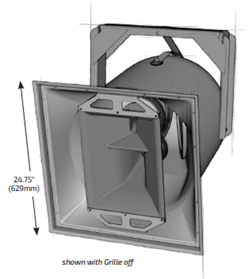 Dual 12" High Output 3-Way Full-Range Loudpeaker