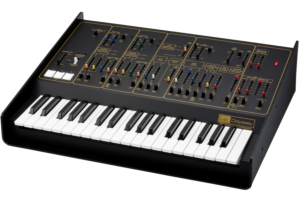Duophonic Analog Synthesizer, Black/Gold