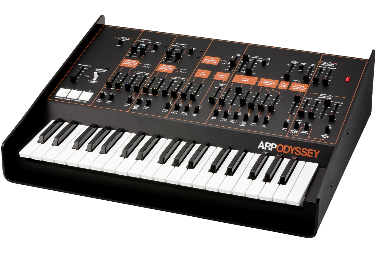 Duophonic Analog Synthesizer, Black/Orange