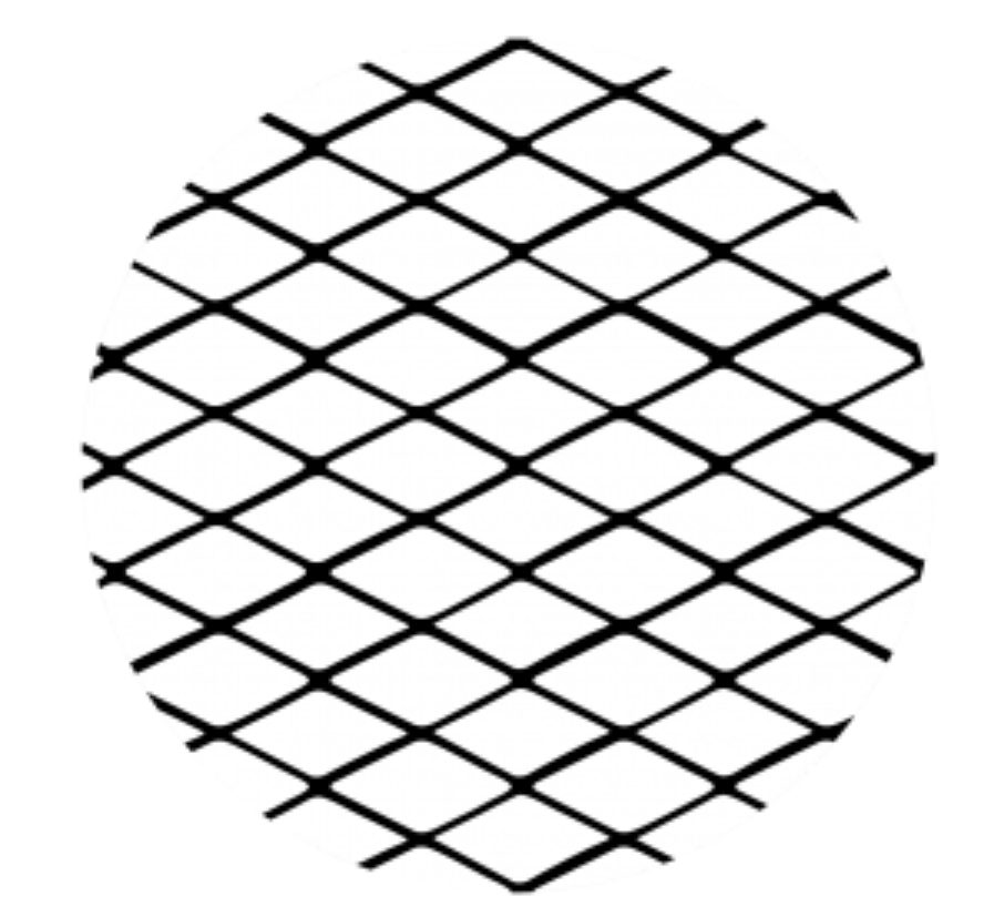 Expanded Metal Grate Breakup Steel Gobo