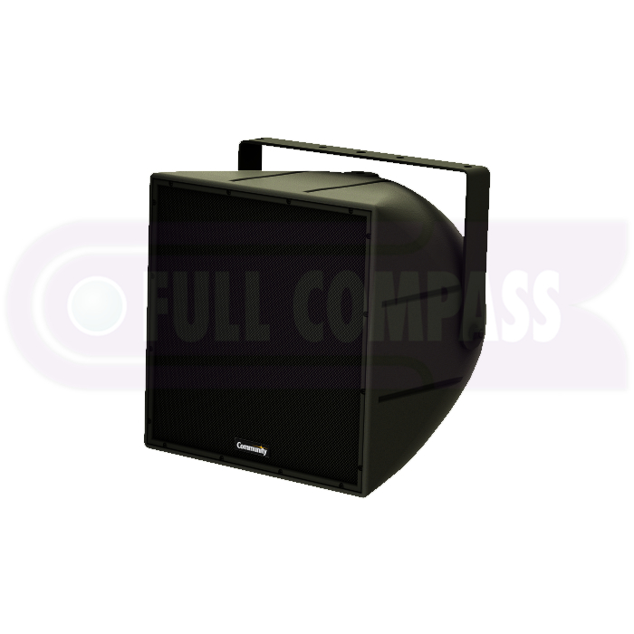 12-inch Compact Full-Range Coaxial Two-Way Speaker in Black