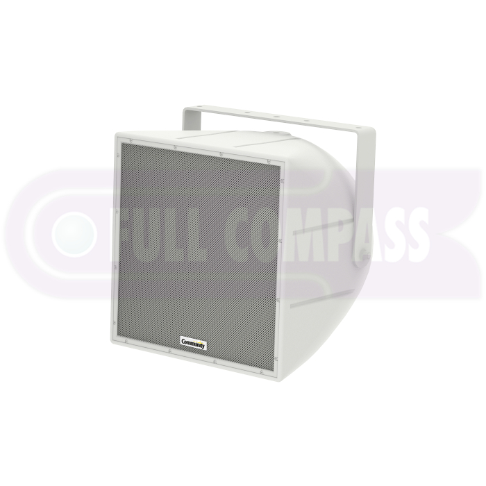 2-Way Coaxial Weather-Resistant Full-Range Loudspeaker in White