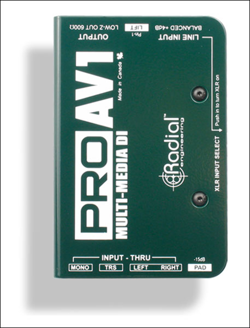 Single Channel AV DI Box