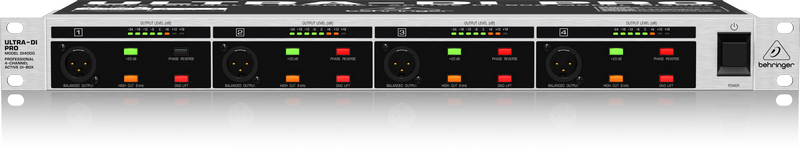 Active DI box 4ch