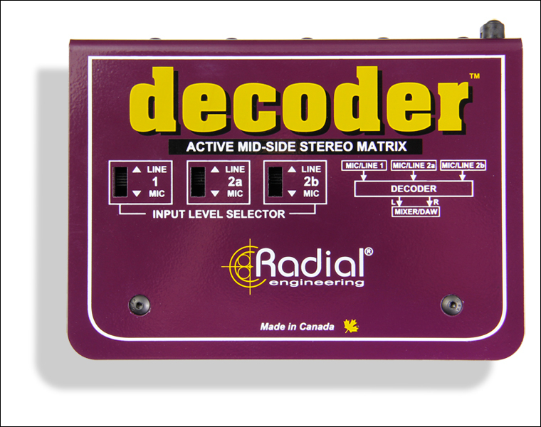 Mid-Side Stereo Matrix and Microphone Preamplifier