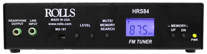 Digital FM Tuner with XLR Outputs