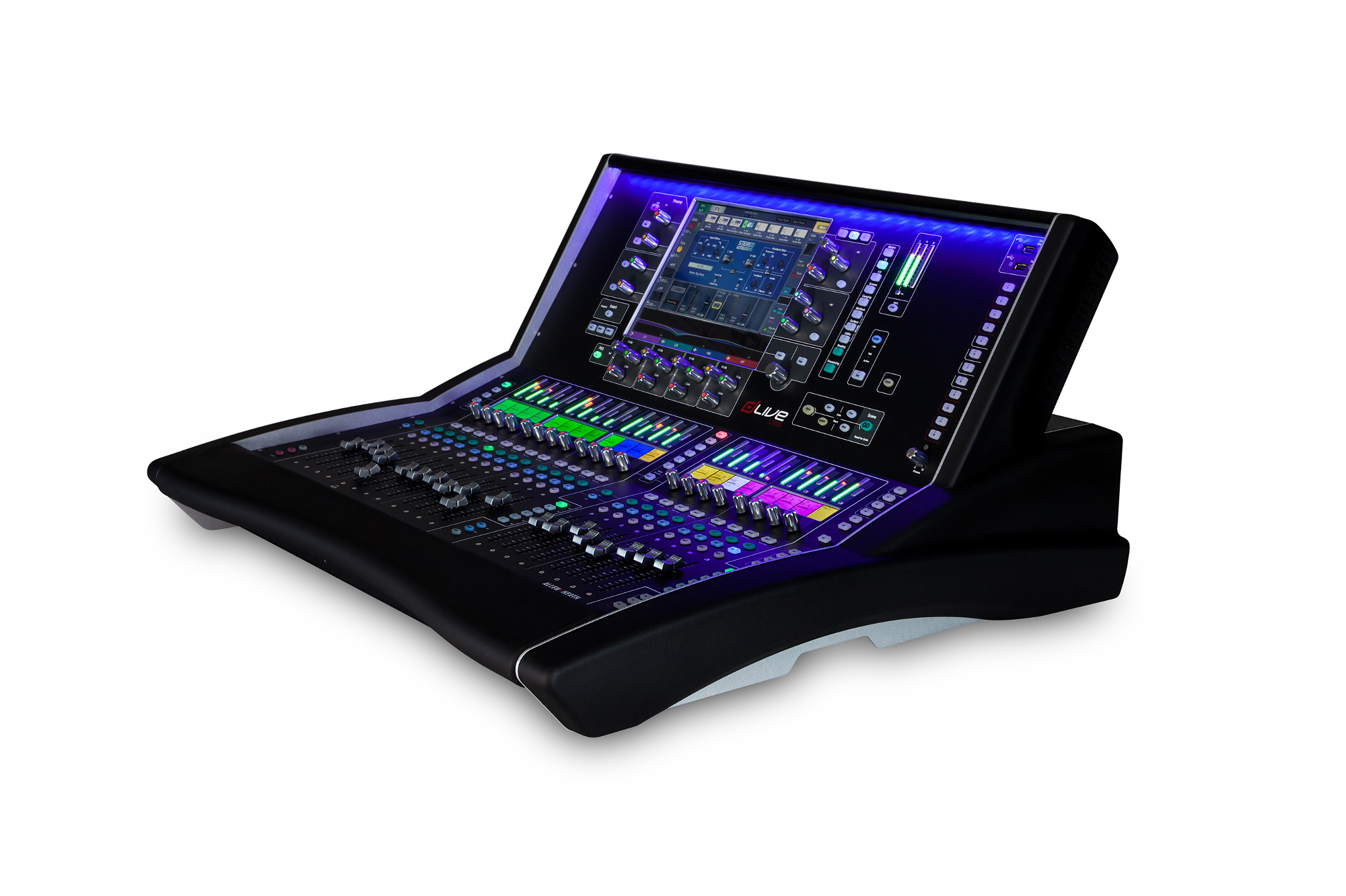 Live Mixing Control Surface with 20 Faders and 12" Touchscreen
