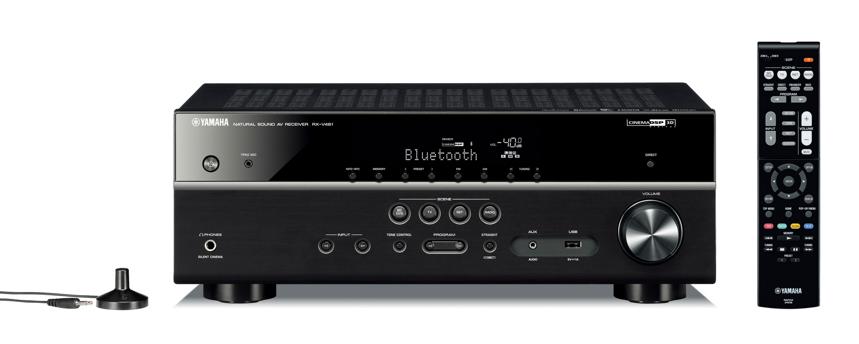 5.1-Channel 4K Ultra HD Network AV Receiver, Black