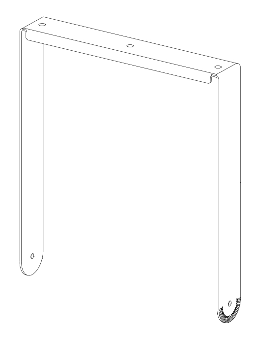 Vertical Yoke Kit for Veris2 12 in Black
