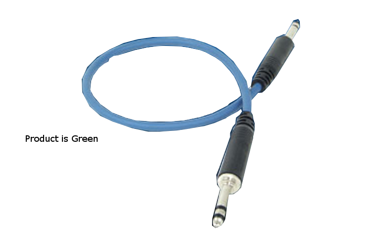 6Ft Green, 1/4" Longframe,110 Ohm AES/EBU Audio Patchcord