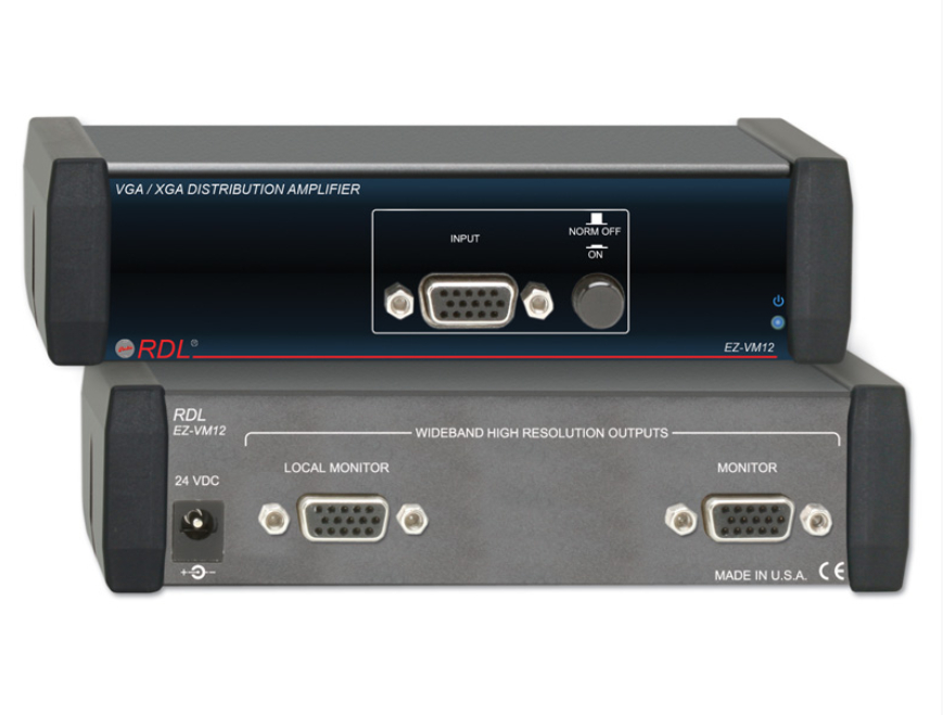 VGA/XGA Distribution Amplifier - 1 x 2