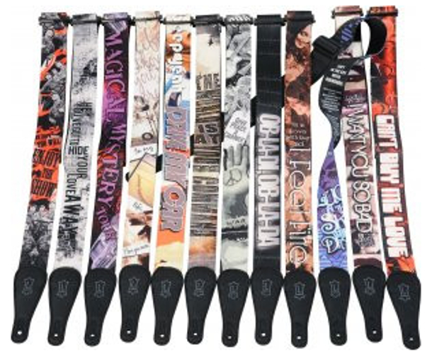 2" Polyester Guitar Strap with Beatles Design