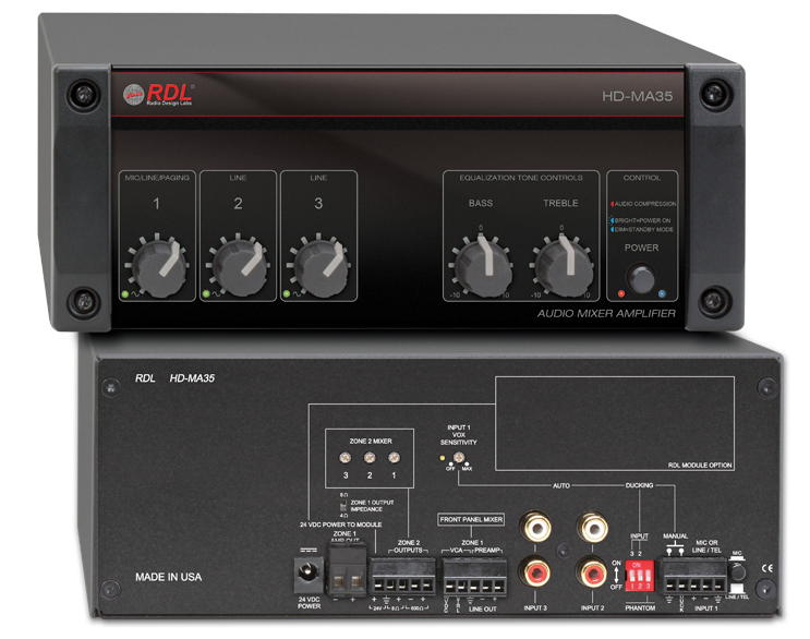 35 Watt Mixer Amplifier