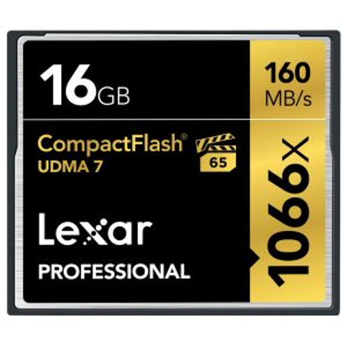 16GB CompactFlash Card, 160MB/s Read, 95MB/s Write