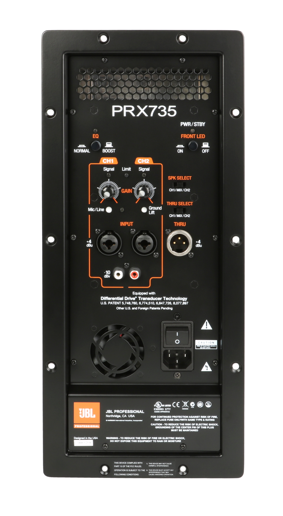 PRX735 Amp Assembly