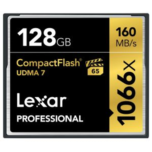 128GB CompactFlash Card, 160MB/s Read, 155MB/s Write