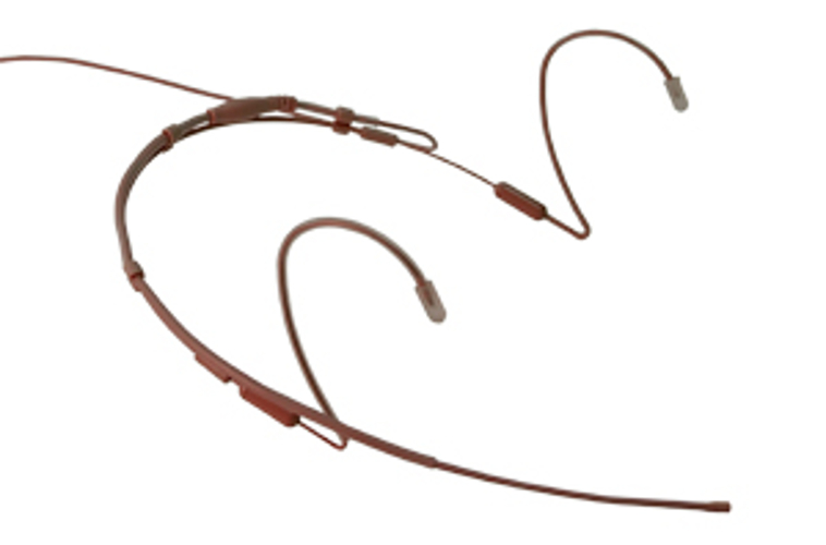 Brown Dual Ear Omnidirectional Microphone