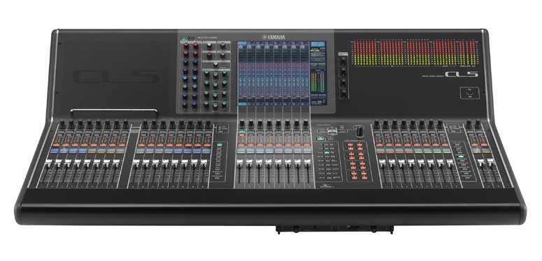 72+8 Digital Mixing Console with Dante Networking and Built-In Meter Bridge