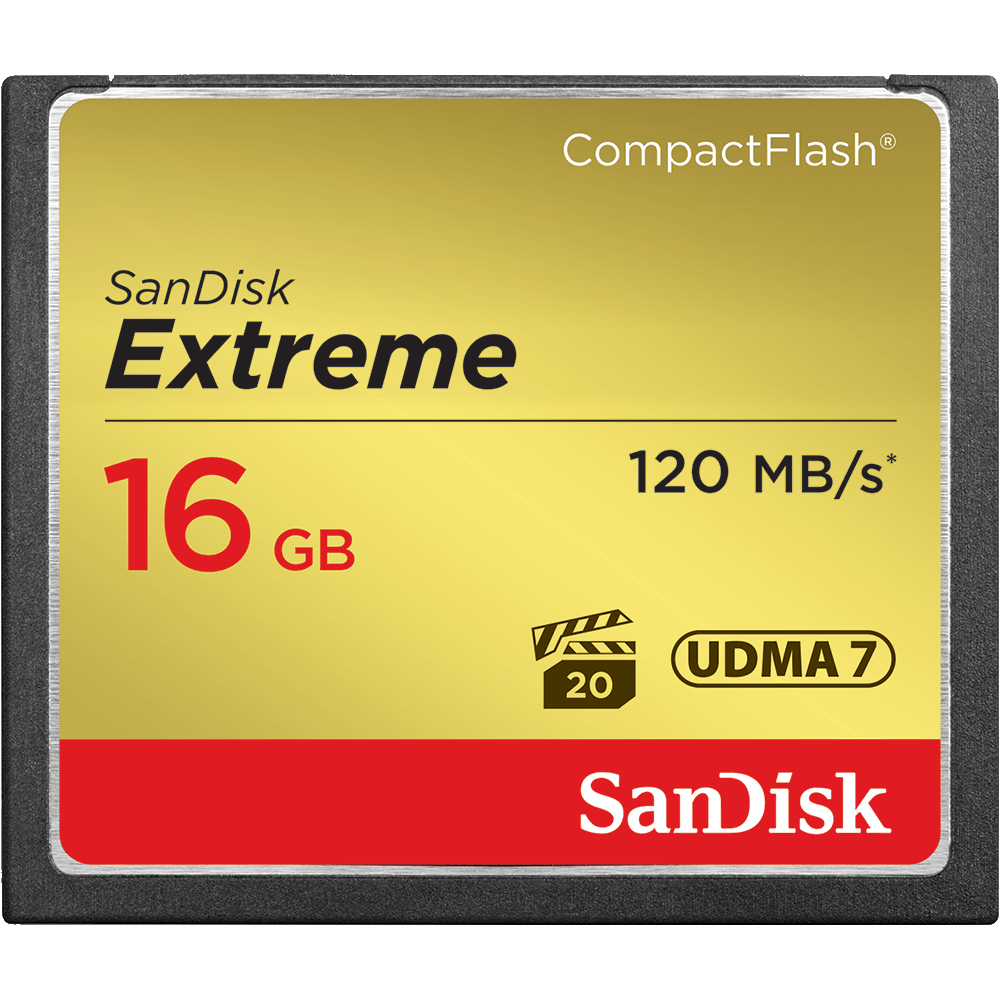 16GB CompactFlash Card, 120MB/s