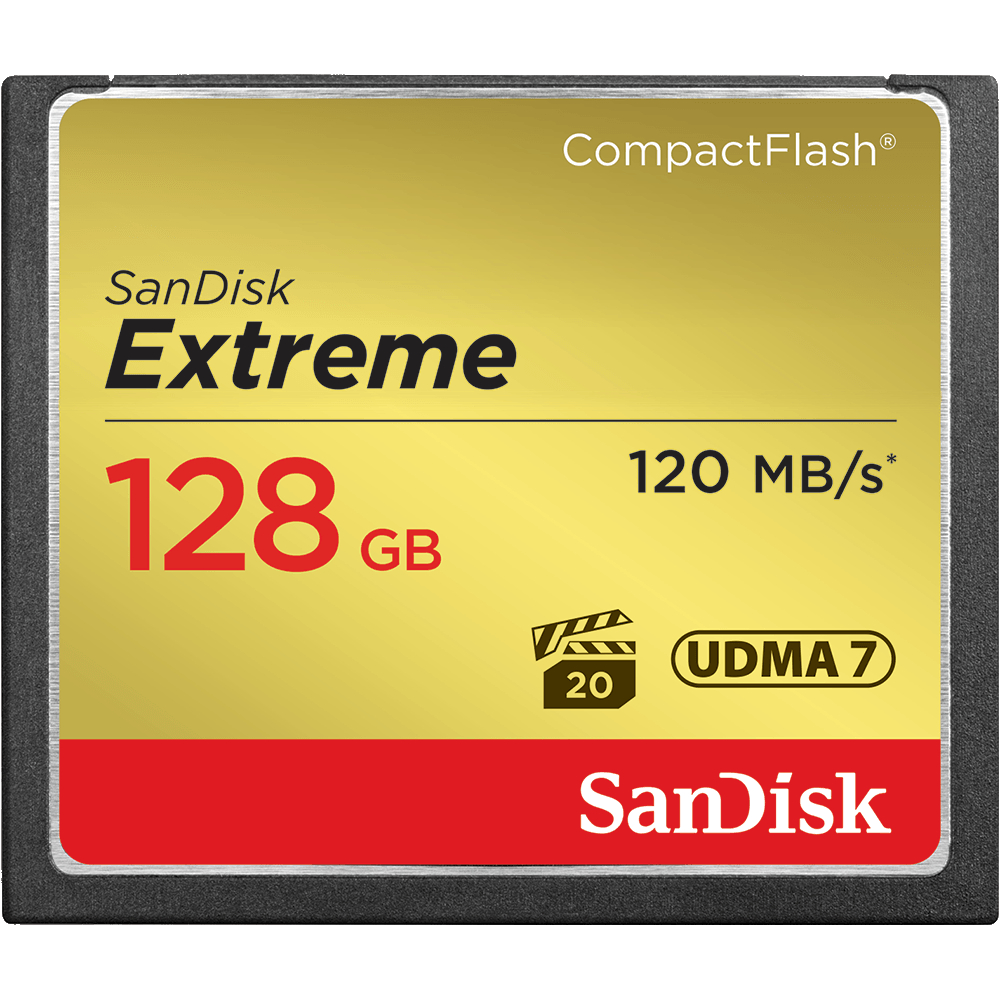 128GB CompactFlash Card, 120MB/s