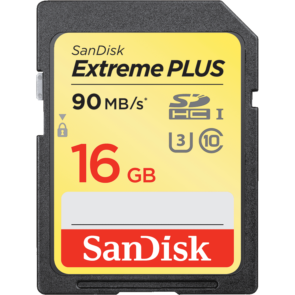 16GB SDHC Memory Card, 90MB/s