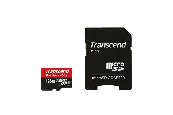 128GB microSDXC UHS-I Memory Card with microSD Adapter