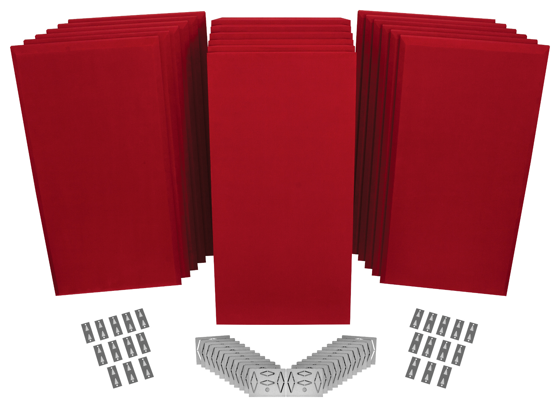 All-In-One Acoustical Treatment System for Rooms 13x15 ft to 15x18 ft
