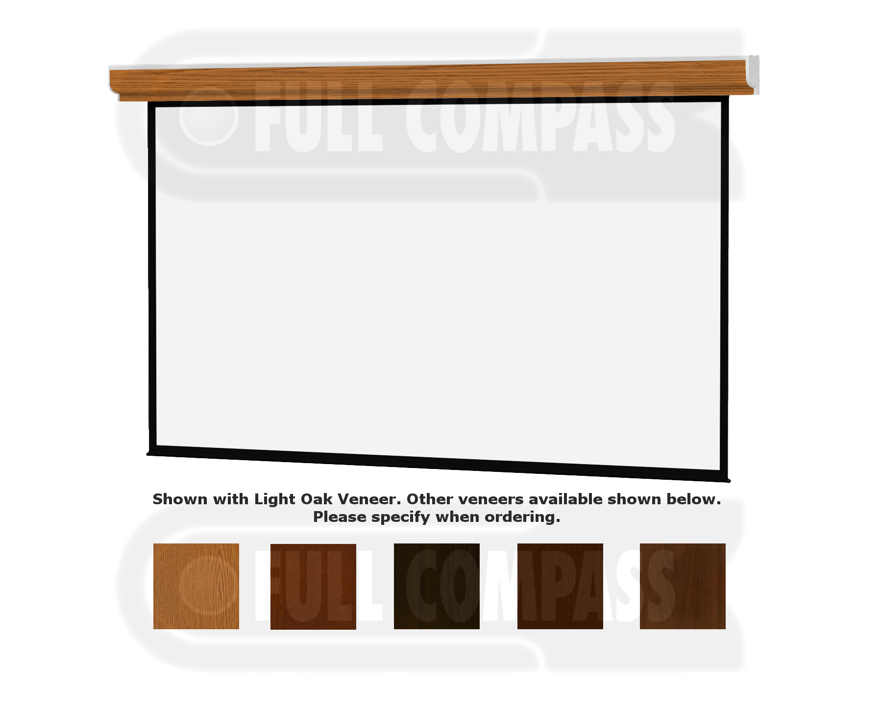 Contour Electrol 78" x 139" Screen with High Contrast Matte White Surface