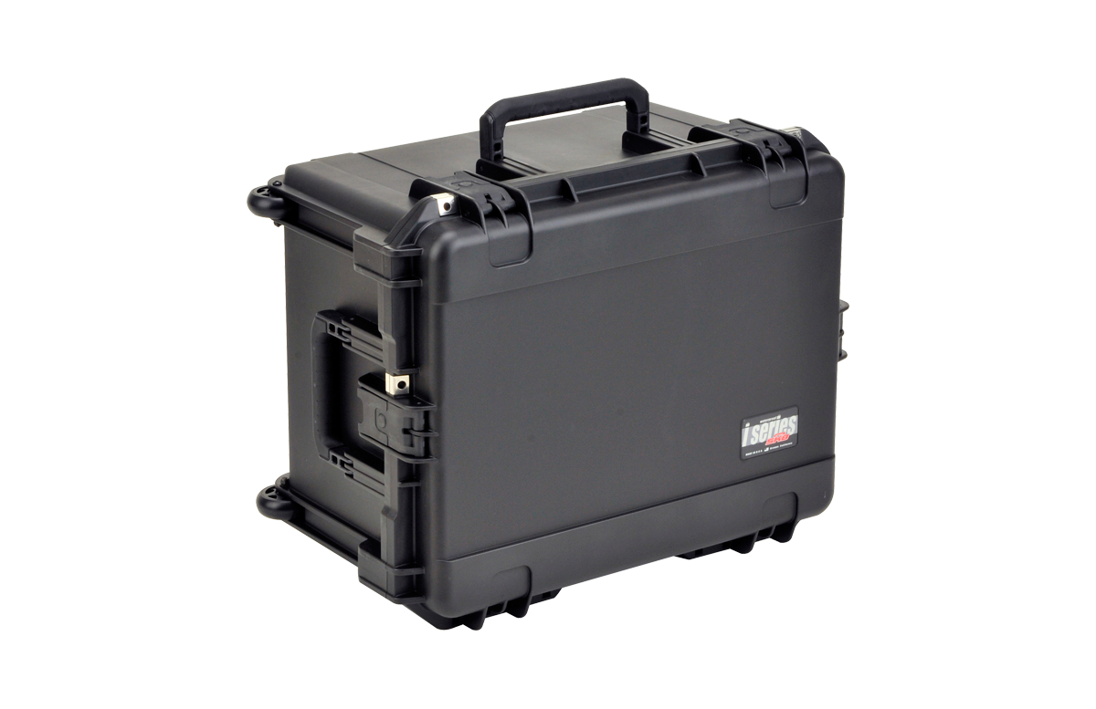 Waterproof Case with Handle, Wheels and Cubed Foam