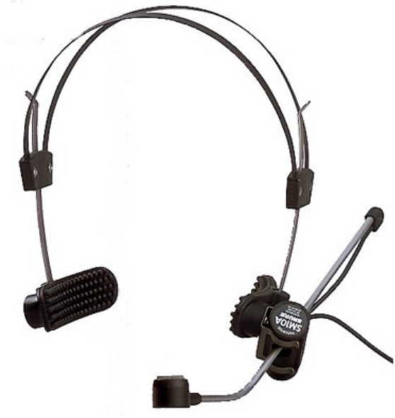 Headworn Cardioid Dynamic Microphone with Cable
