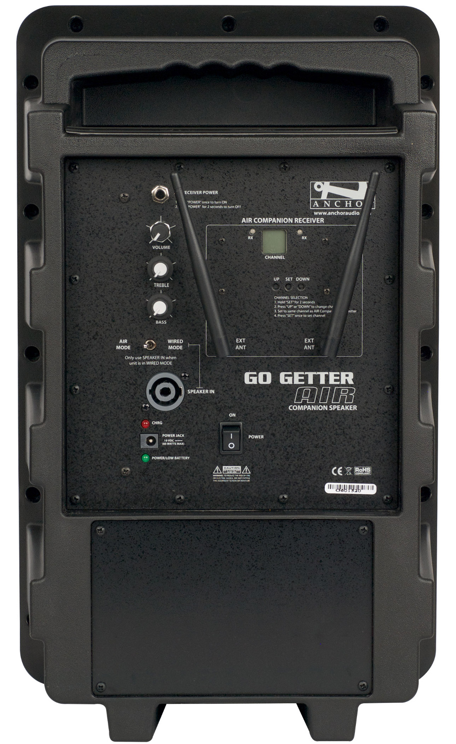 Go Getter Dual Deluxe Bluetooth-enabled PA System with Companion Speaker, Bodypack Transmitter, Headset Microphone and Choice of 2nd Transmitter/Mic
