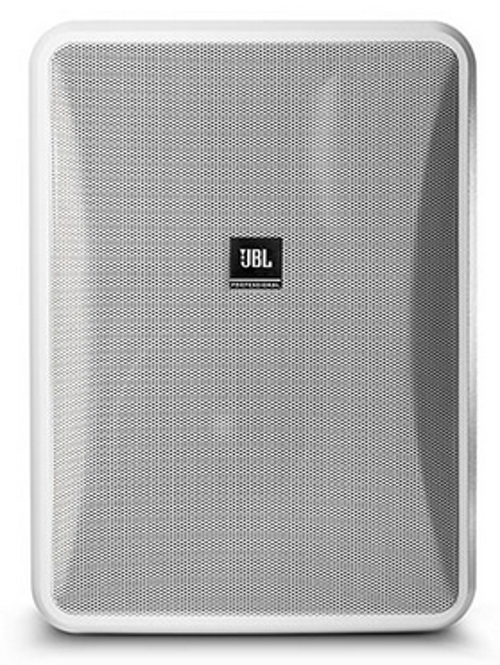 8" High Output Indoor/Outdoor, Background/Foreground Speaker, White, Sold In Pairs