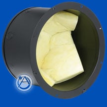 8" Flanged Round Enclosure 7" Deep W/Fiberglass