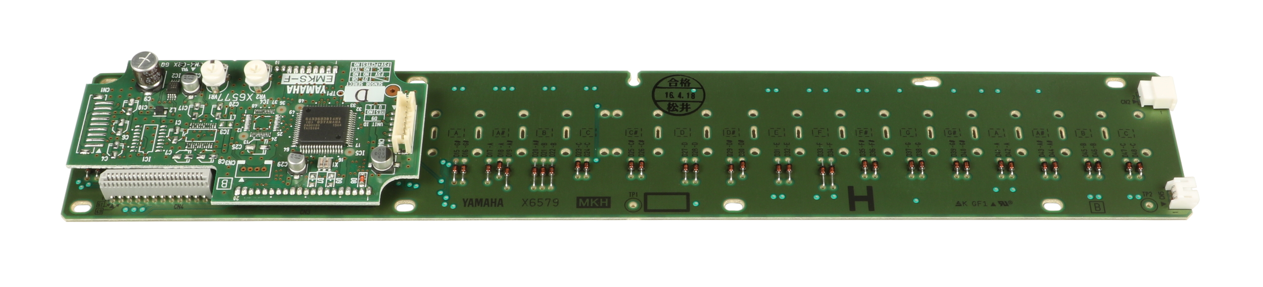 Lower Key Contact PCB Assembly for MOTIF XF6