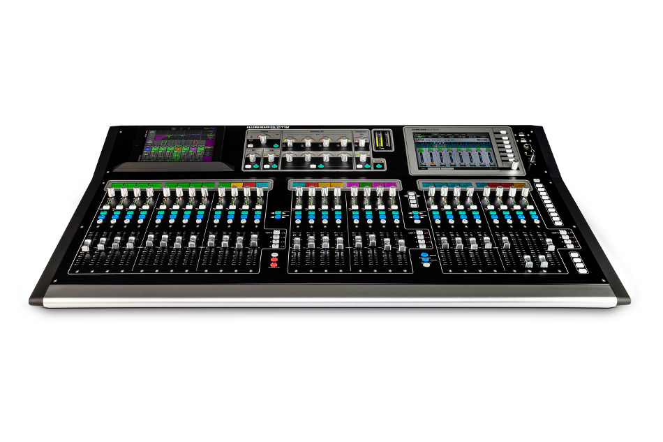 Digital Mixer with 28 Faders and 48 Input Processing Channels, Chrome Edition