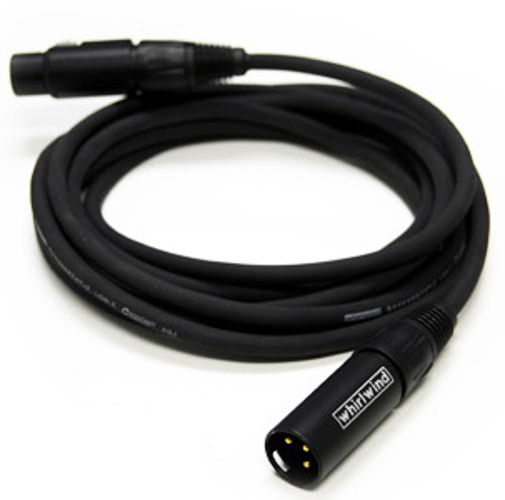 25 ft 6-Pin XLRM-XLRF Intercom Cable for Clear-Com