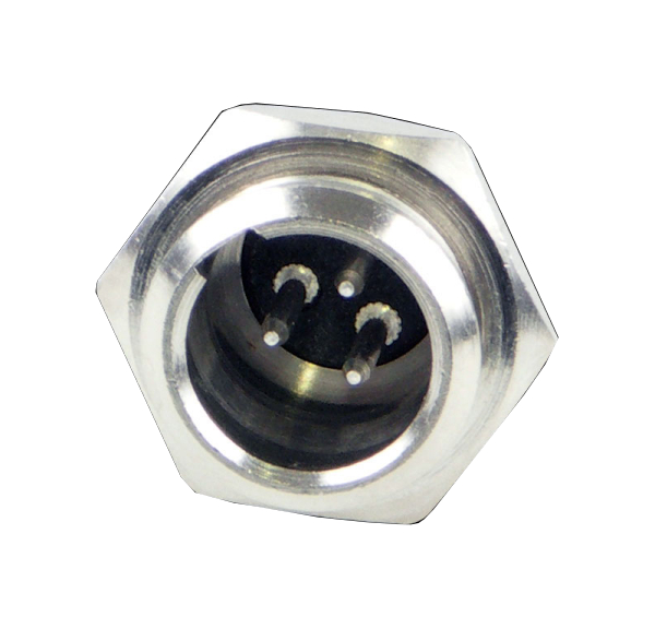 XLR 4-pin Male Chassis / Panel Mount Receptacle